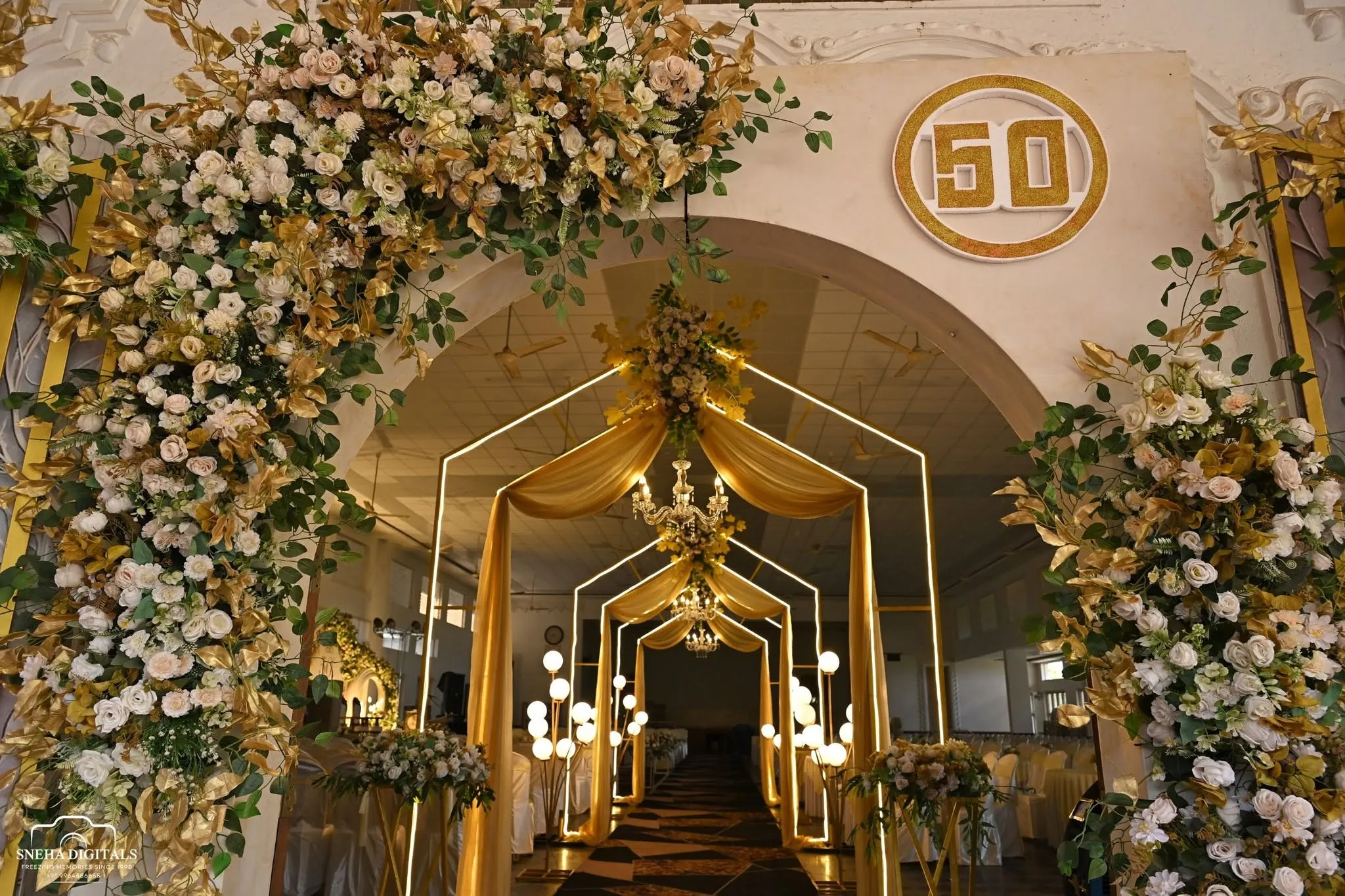 50 Years Anniversary Entry, Anniversary Celebrations, Lobo Events Karkala