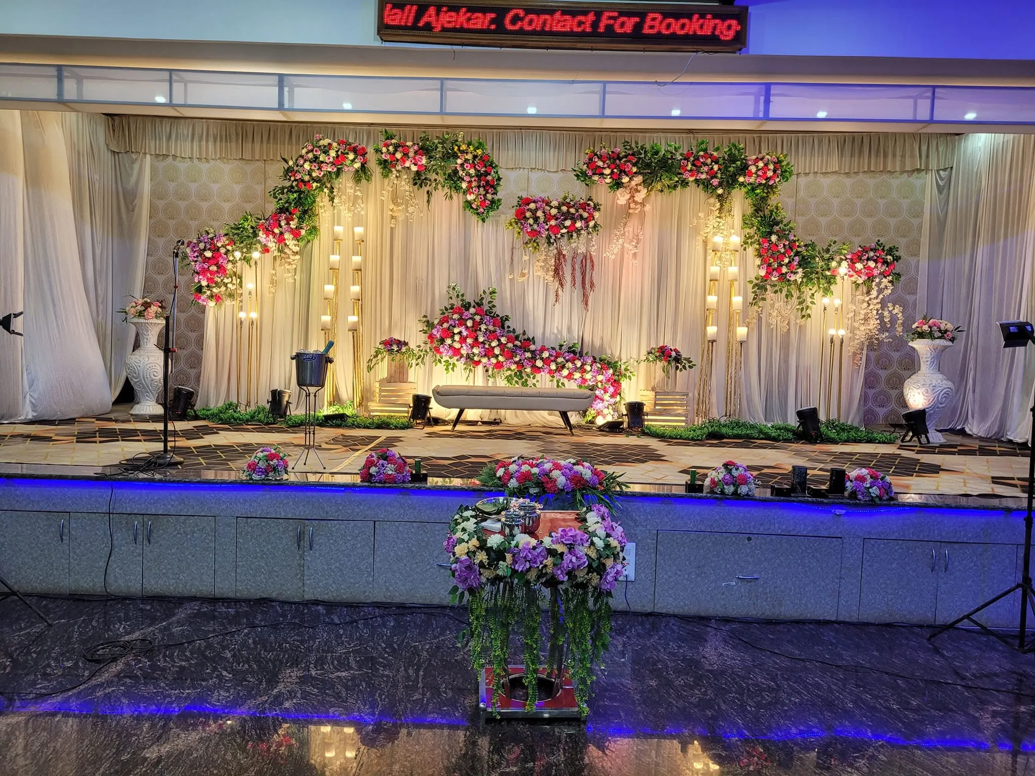 Ajekar Stage Decor, Wedding Moments