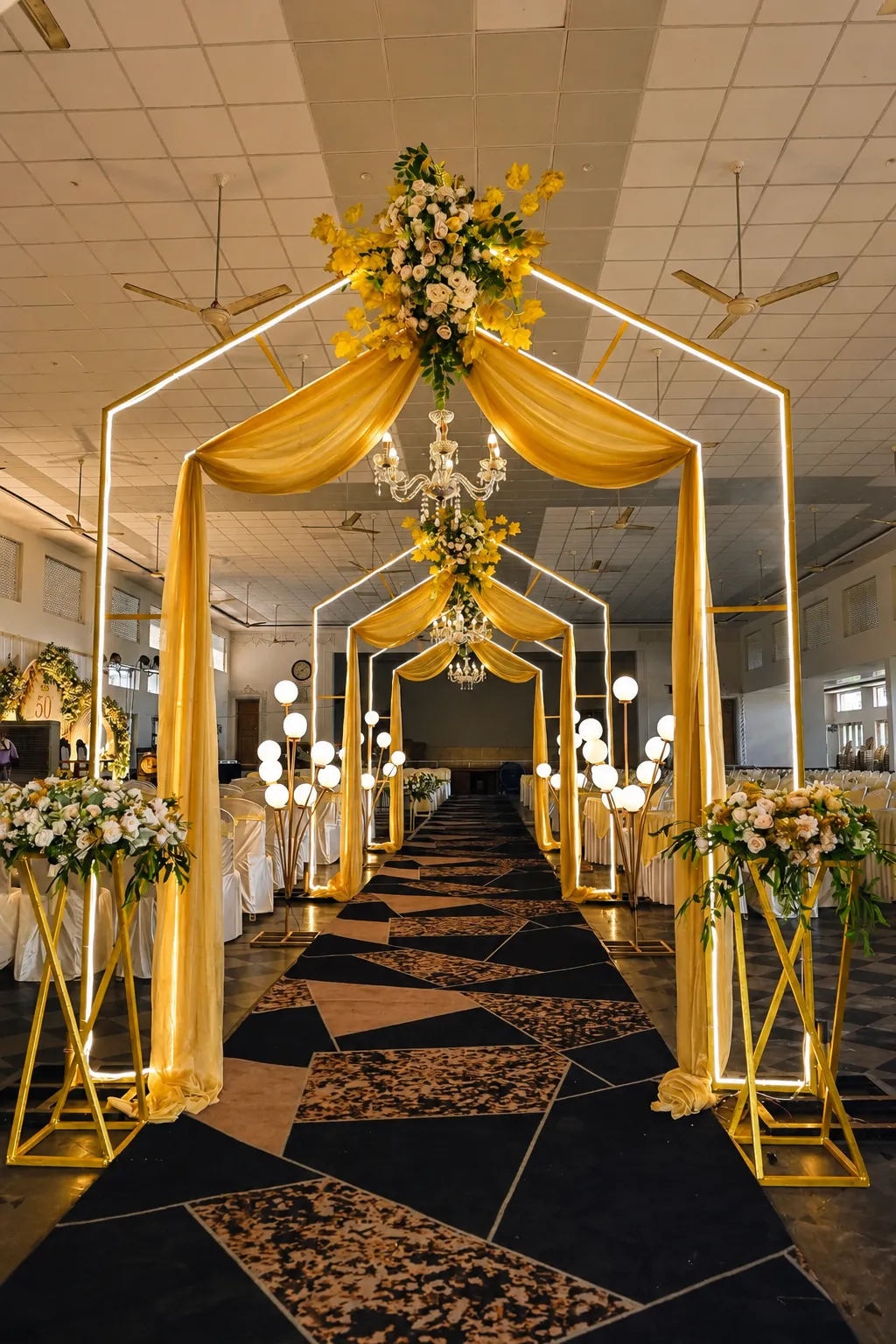 50 Years Wedding Anniversary Grand Entry, Anniversary Celebrations, Lobo Events Karkala