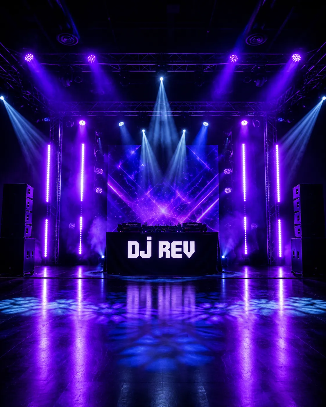 DJ Rev Truss Stage Setup, DJ Nights & Live Shows, Lobo Events Karkala