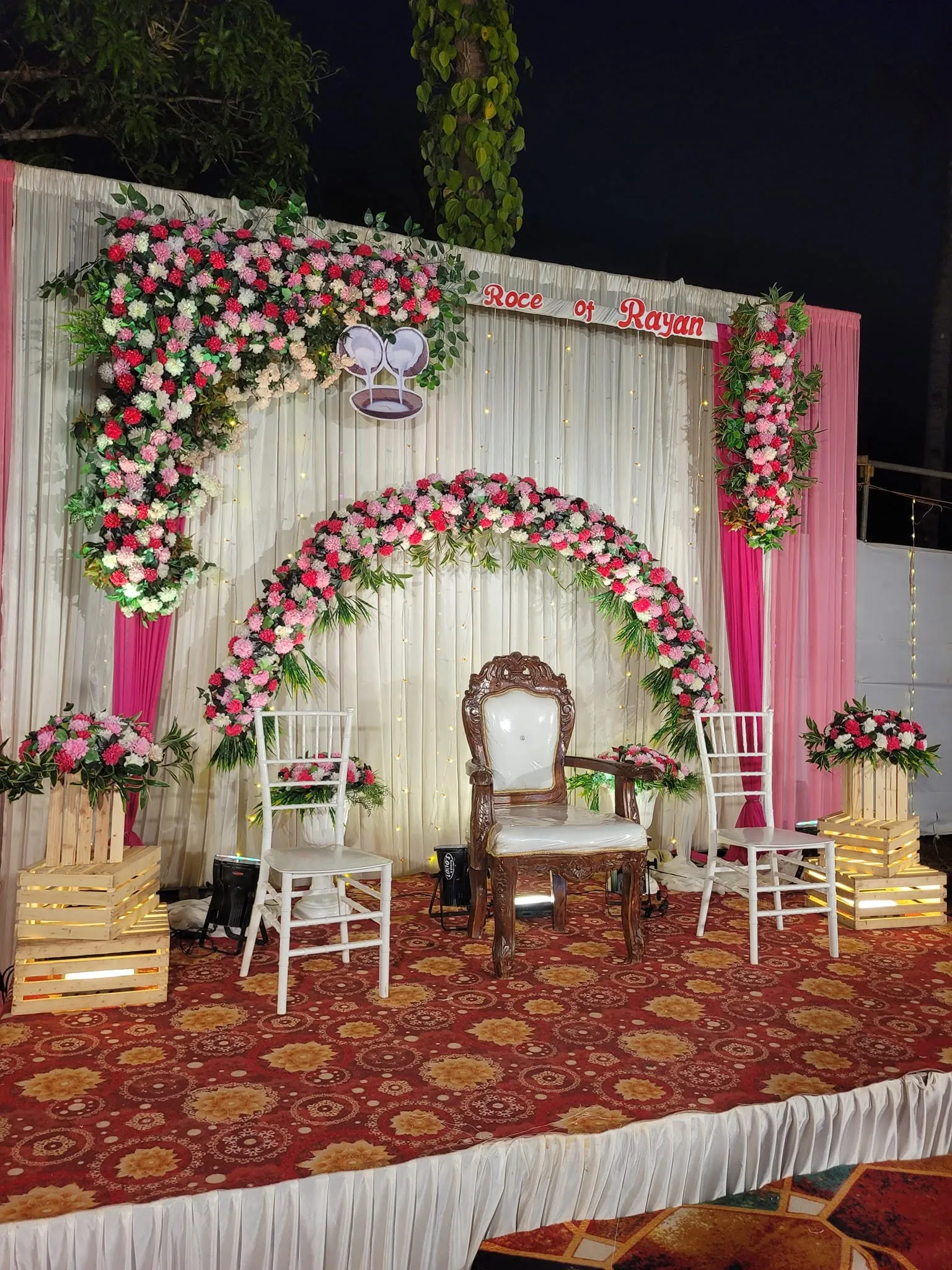Ryan Roce Stage, Roce Ceremony, Lobo Events Karkala