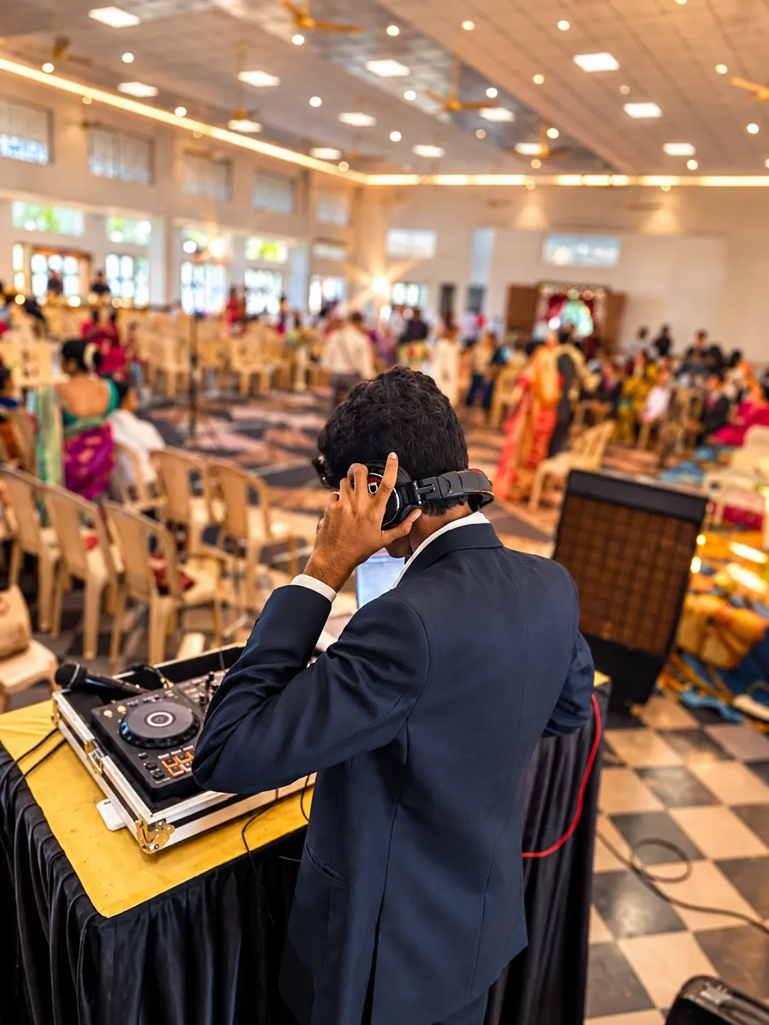 DJ Mixing Packed Hall, DJ Nights & Live Shows, Lobo Events Karkala