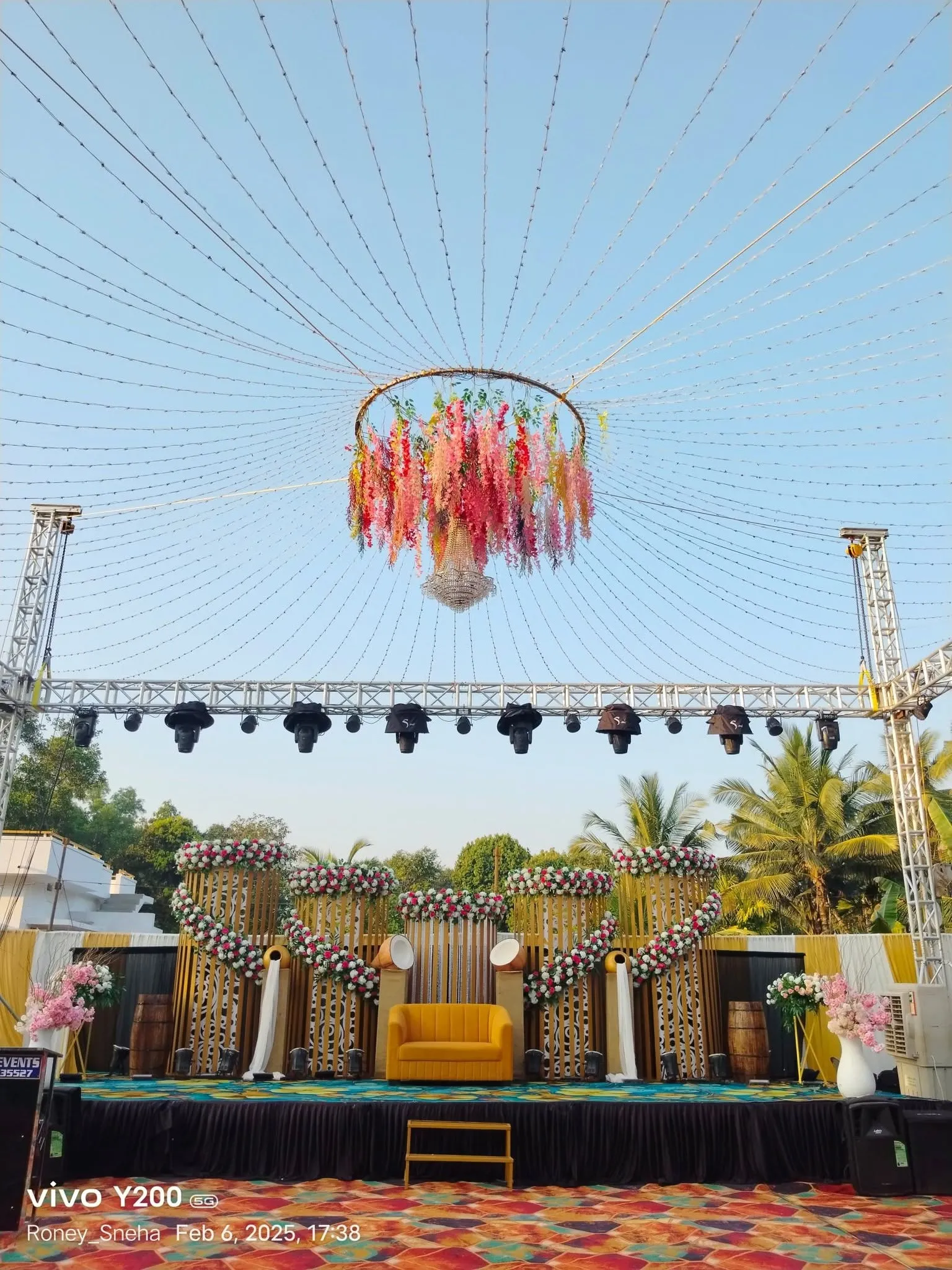 Grand Wedding Stage Close Up, Wedding Moments, Lobo Events Karkala