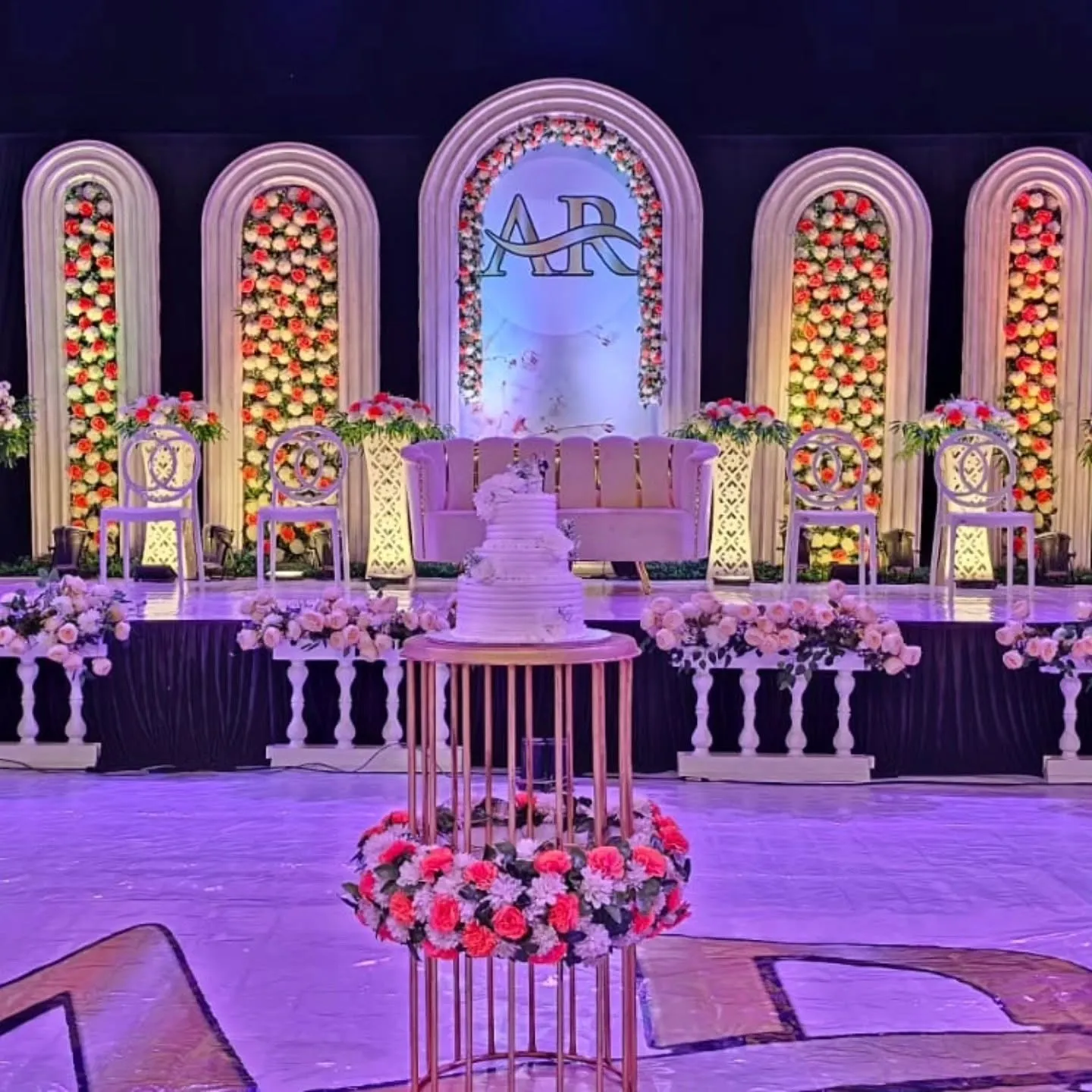 Grand Wedding Stage Zoom, Wedding Moments, Lobo Events Karkala