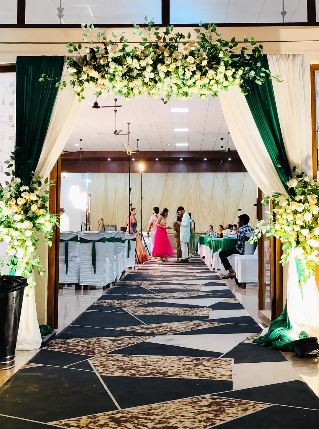Marriage Hall Entrance, Wedding Moments, Lobo Events Karkala