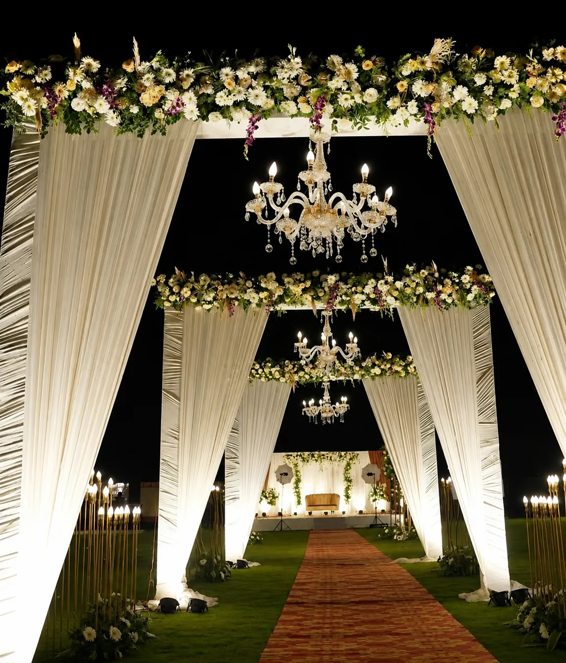 Unique Entrance Design, Wedding Moments, Lobo Events Karkala