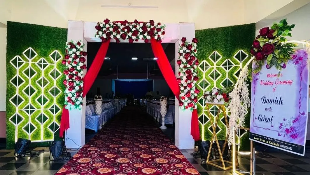 Wedding Entry Flex Banner, Wedding Moments, Lobo Events Karkala