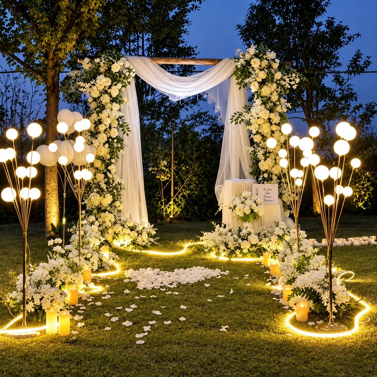 Garden Drape Entrance Evening, Wedding Moments, Lobo Events Karkala